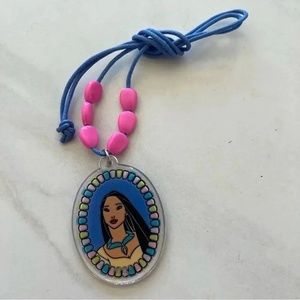 Pocahontas Necklace Beaded on String